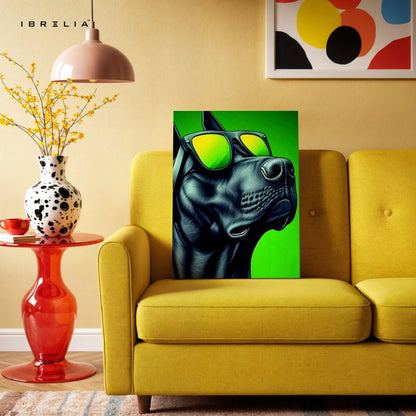 Cool Dog Wall Frame | 4K Ultra Wrap Frame Wall Art in Pakistan | IBRELIA™ - IBRELIA