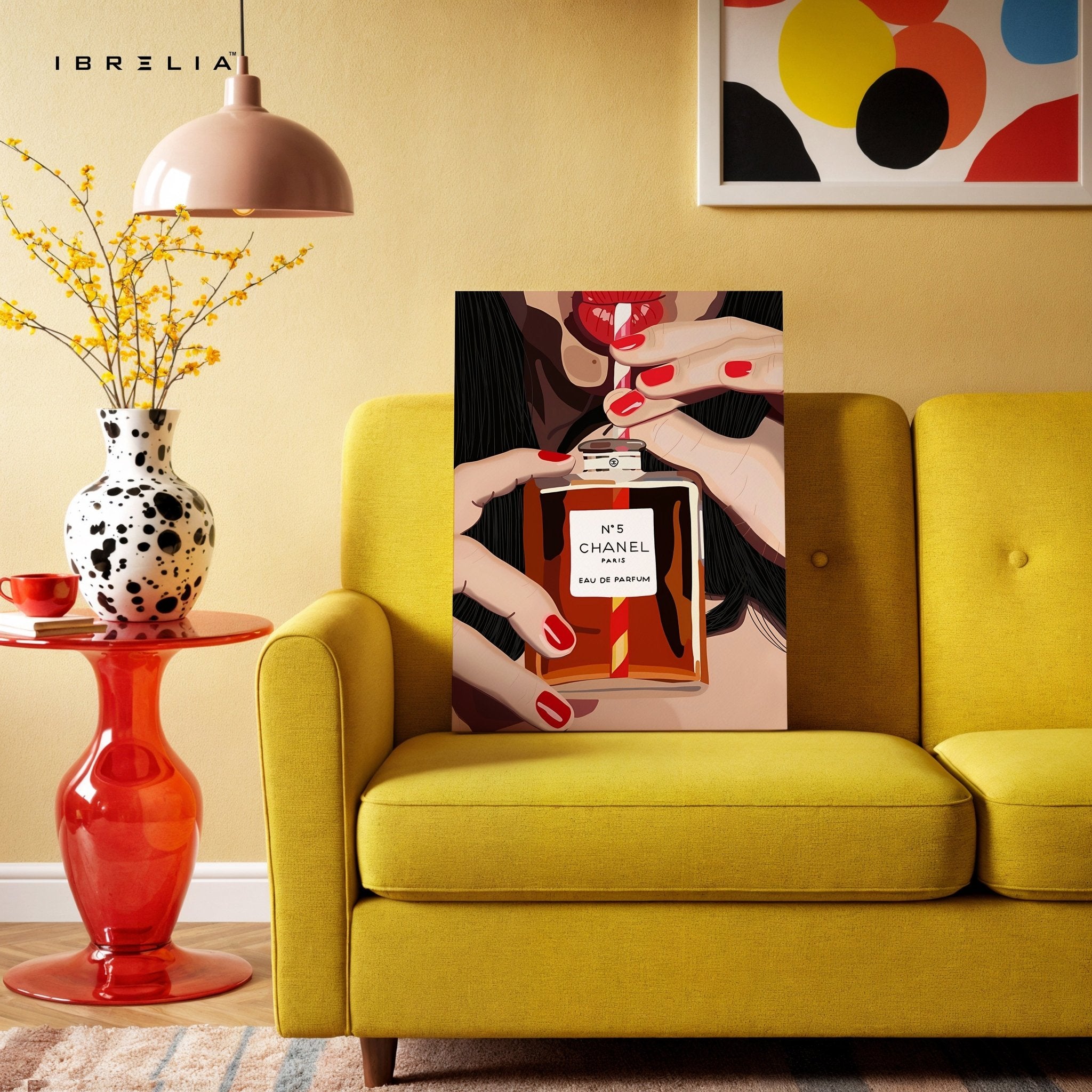 Chanel N°5 Perfume Wall Art – Luxury Fashion Pop Art | IBRELIA™ - IBRELIA