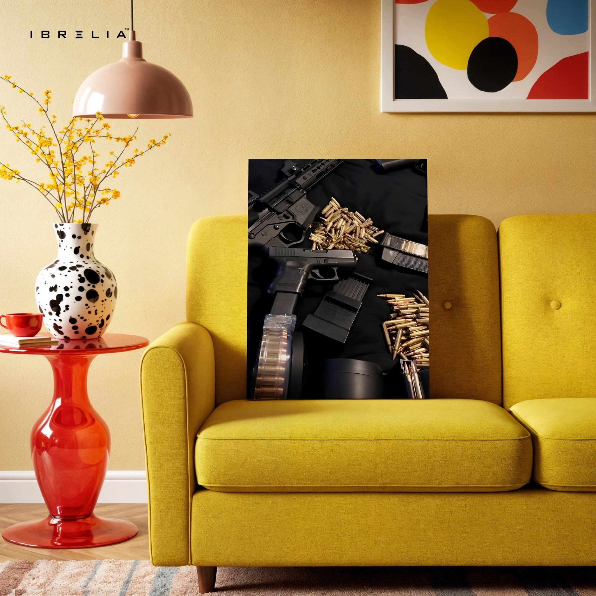 Tactical Weapons & Ammunition 4K Ultra Wrap Frame Wall Art in Pakistan | IBRELIA™ - IBRELIA