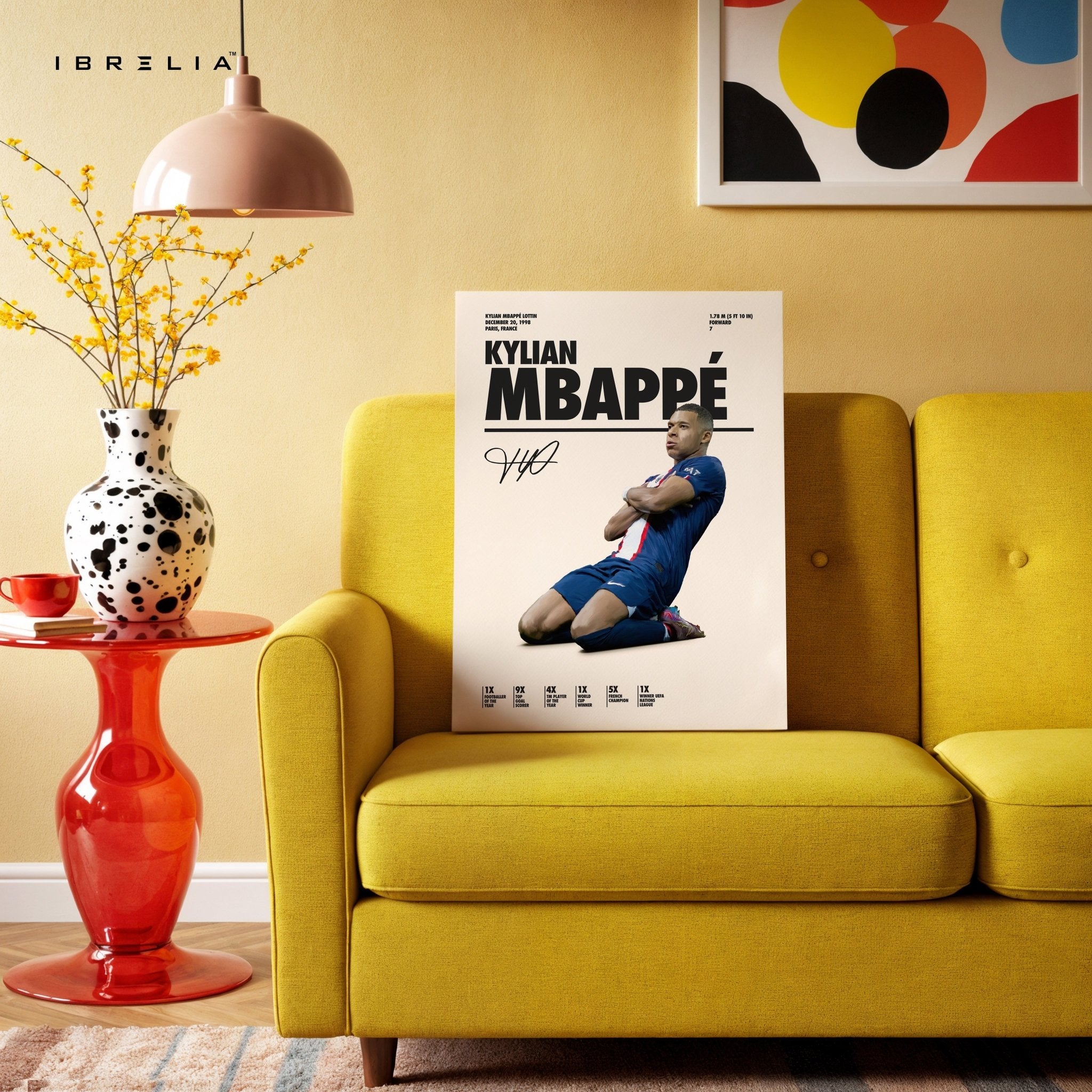 Kylian Mbappé France Celebration – 4K Ultra Wrap Frame Wall Art in Pakistan | IBRELIA™ - IBRELIA