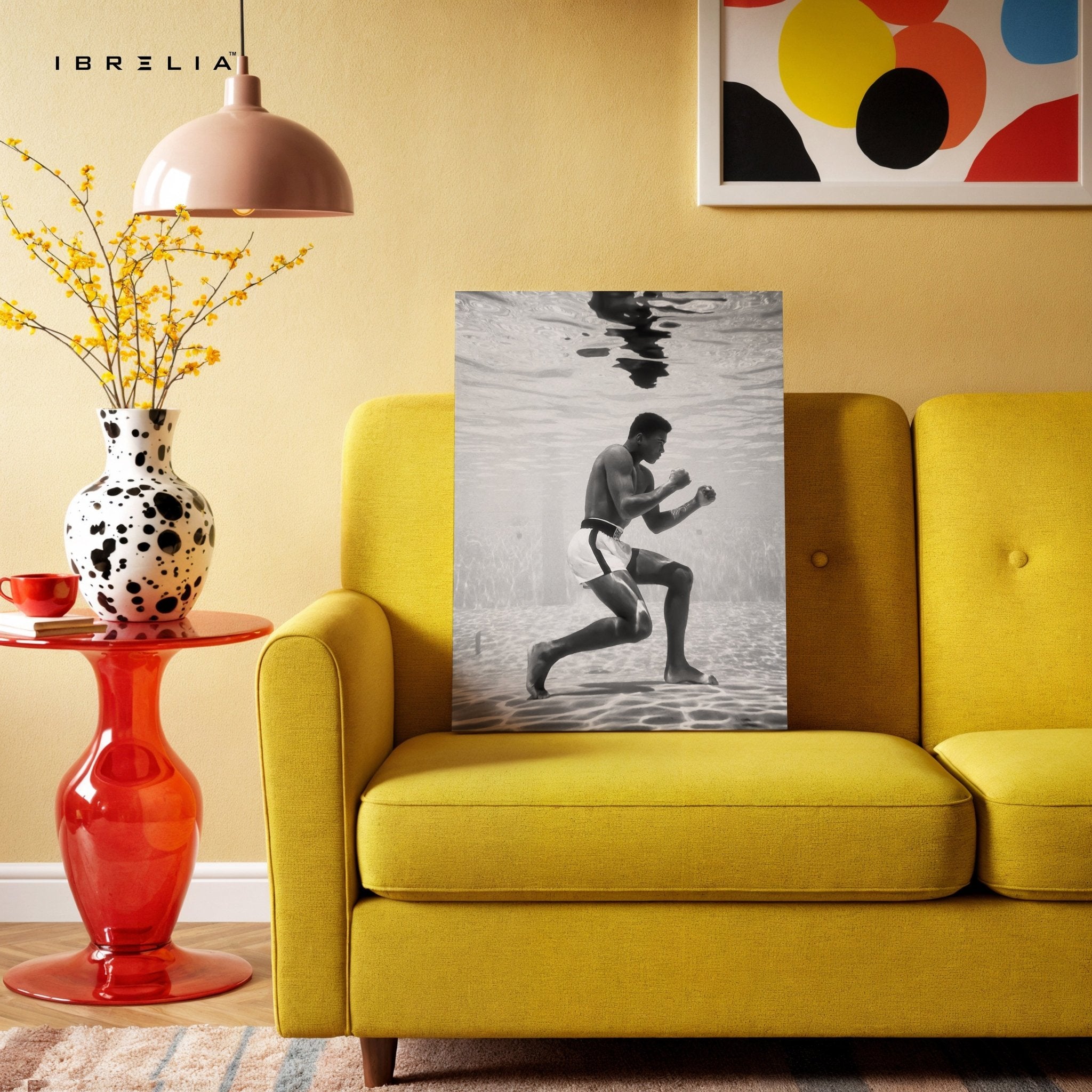 Muhammad Ali Underwater Boxing – 4K Ultra Wrap Frame Wall Art in Pakistan | IBRELIA™ - IBRELIA