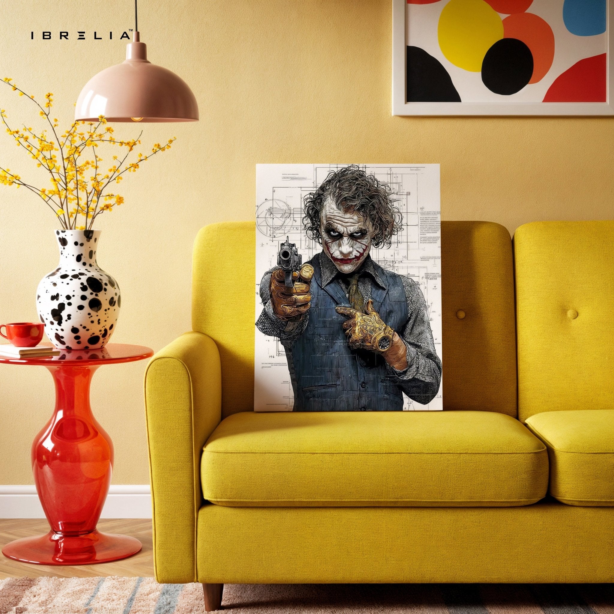 Blueprint Joker 4K Ultra HD Wall Art in Pakistan | IBRELIA™ - IBRELIA