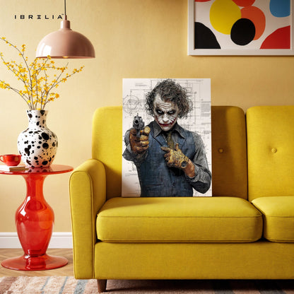 Blueprint Joker 4K Ultra HD Wall Art in Pakistan | IBRELIA™ - IBRELIA