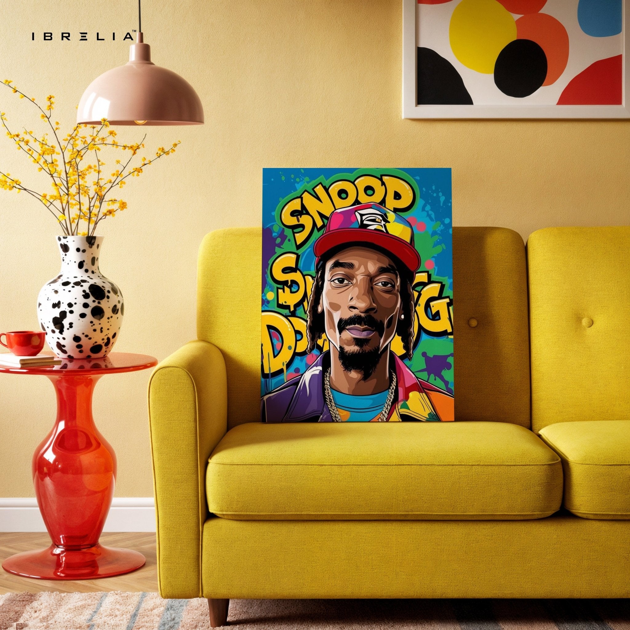 Snoop Dogg Pop Art Wall Frame | 4K Ultra Wrap Frame Wall Art in Pakistan | IBRELIA™ - IBRELIA
