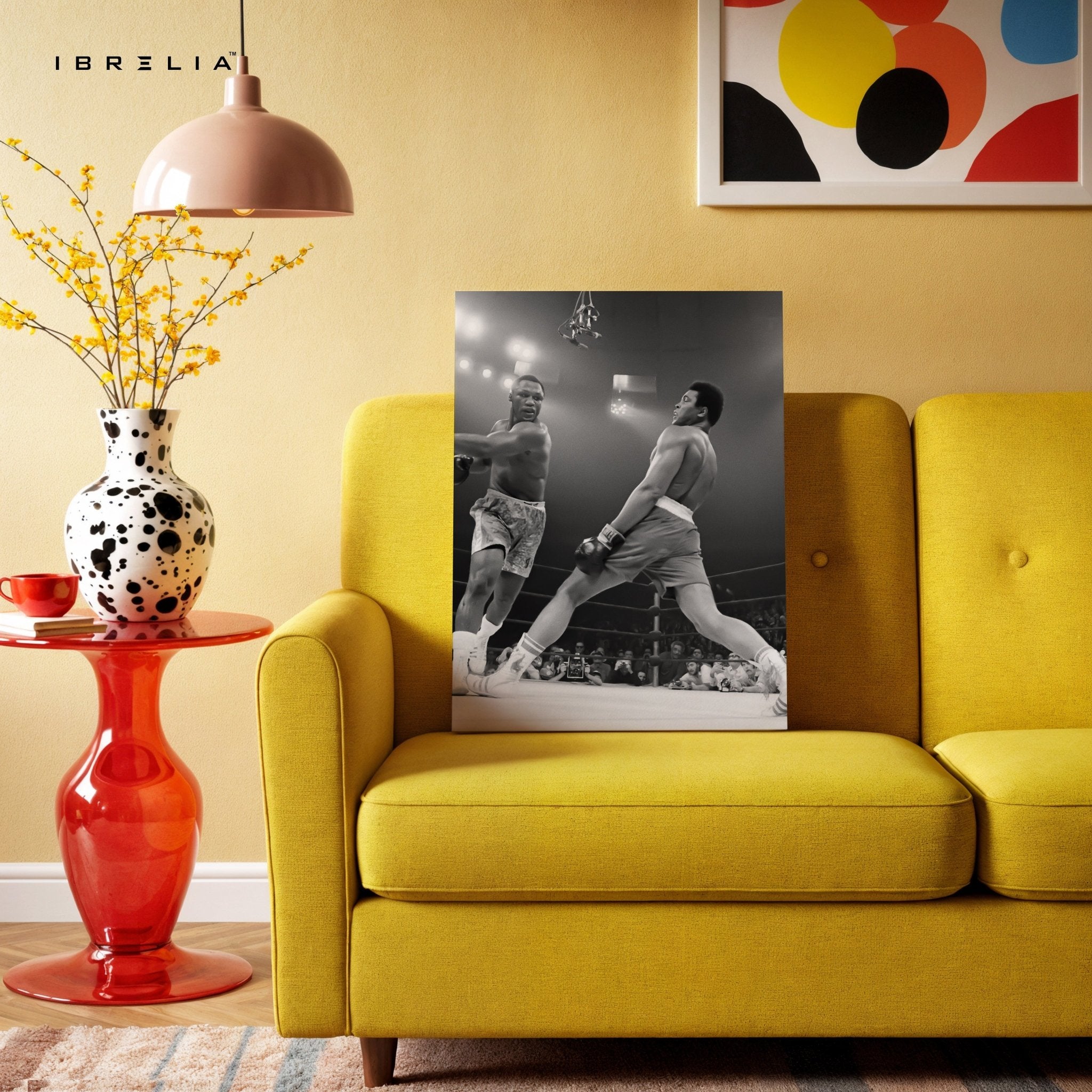 Muhammad Ali Knockout Punch – 4K Ultra Wrap Frame Wall Art in Pakistan | IBRELIA™ - IBRELIA