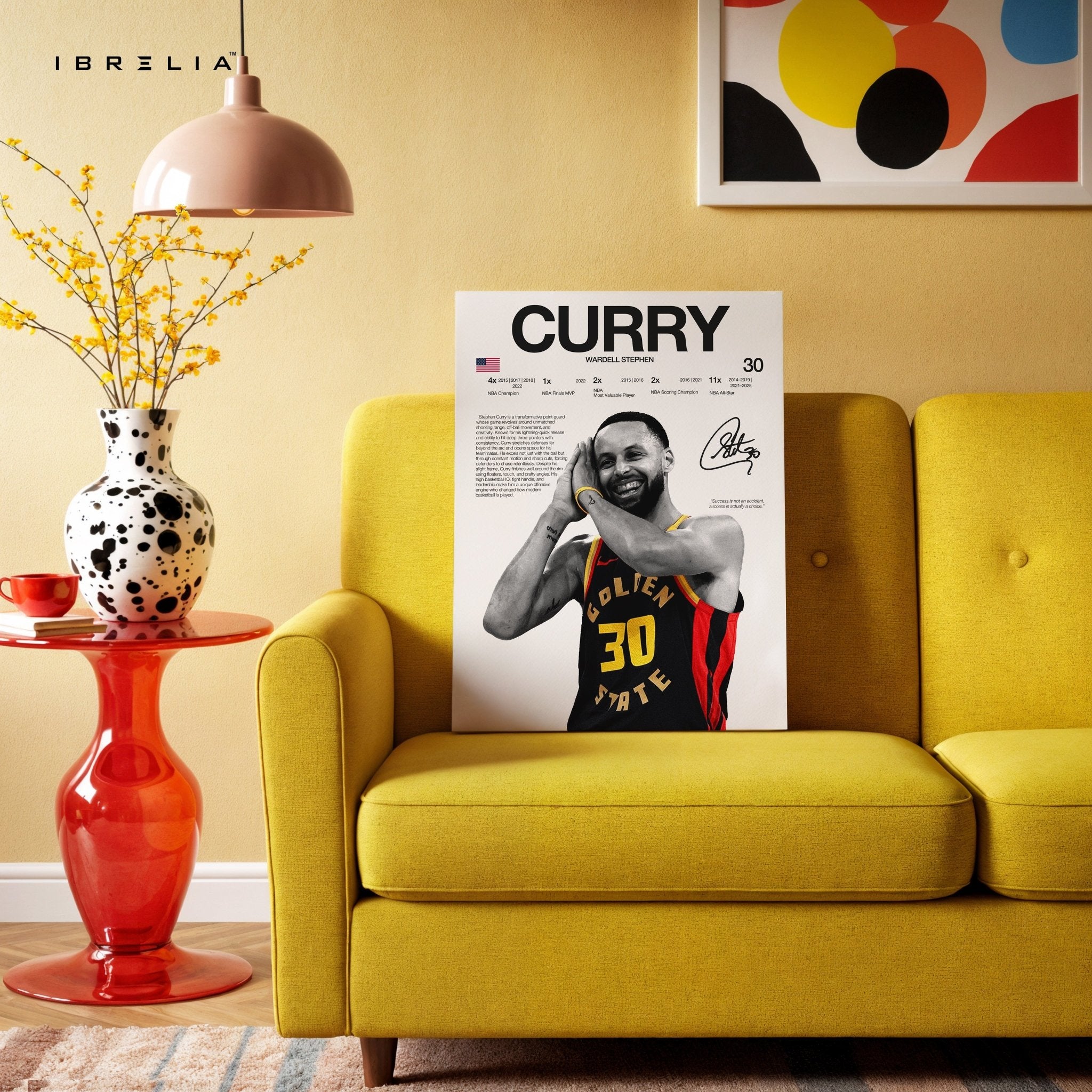 Stephen Curry – Golden State Legend 4K Ultra Wrap Frame Wall Art in Pakistan | IBRELIA™ - IBRELIA