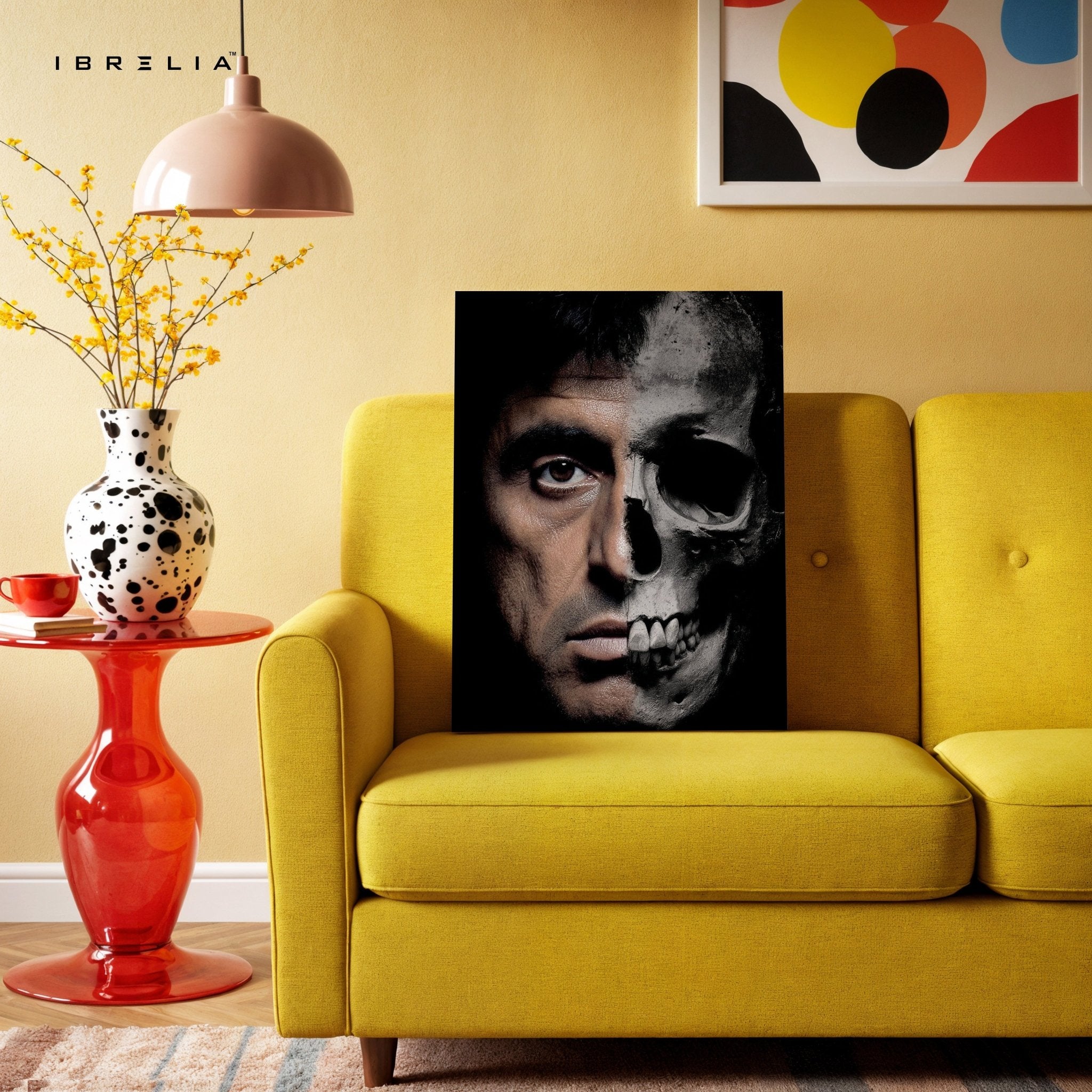 Scarface Half Skull Wall Frame | 4K Ultra Wrap Frame Wall Art in Pakistan | IBRELIA™ - IBRELIA