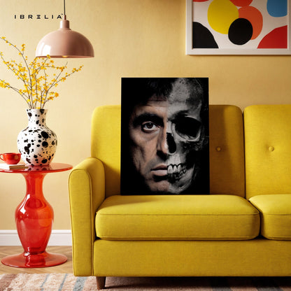 Scarface Half Skull Wall Frame | 4K Ultra Wrap Frame Wall Art in Pakistan | IBRELIA™ - IBRELIA
