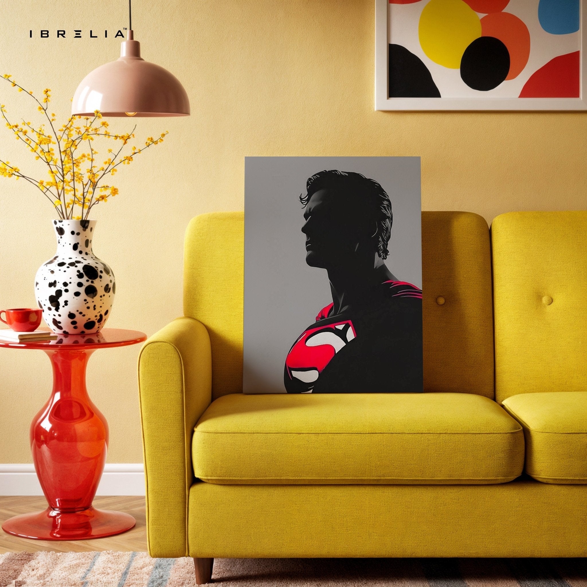 Superman Silhouette Wall Frame | 4K Ultra Wrap Frame Wall Art in Pakistan | IBRELIA™ - IBRELIA