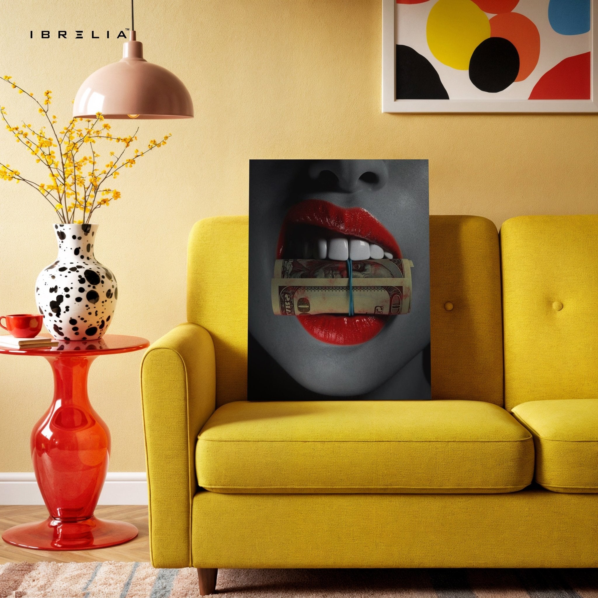 Red Temptation Wall Frame | 4K Ultra Wrap Frame Wall Art in Pakistan | IBRELIA™ - IBRELIA