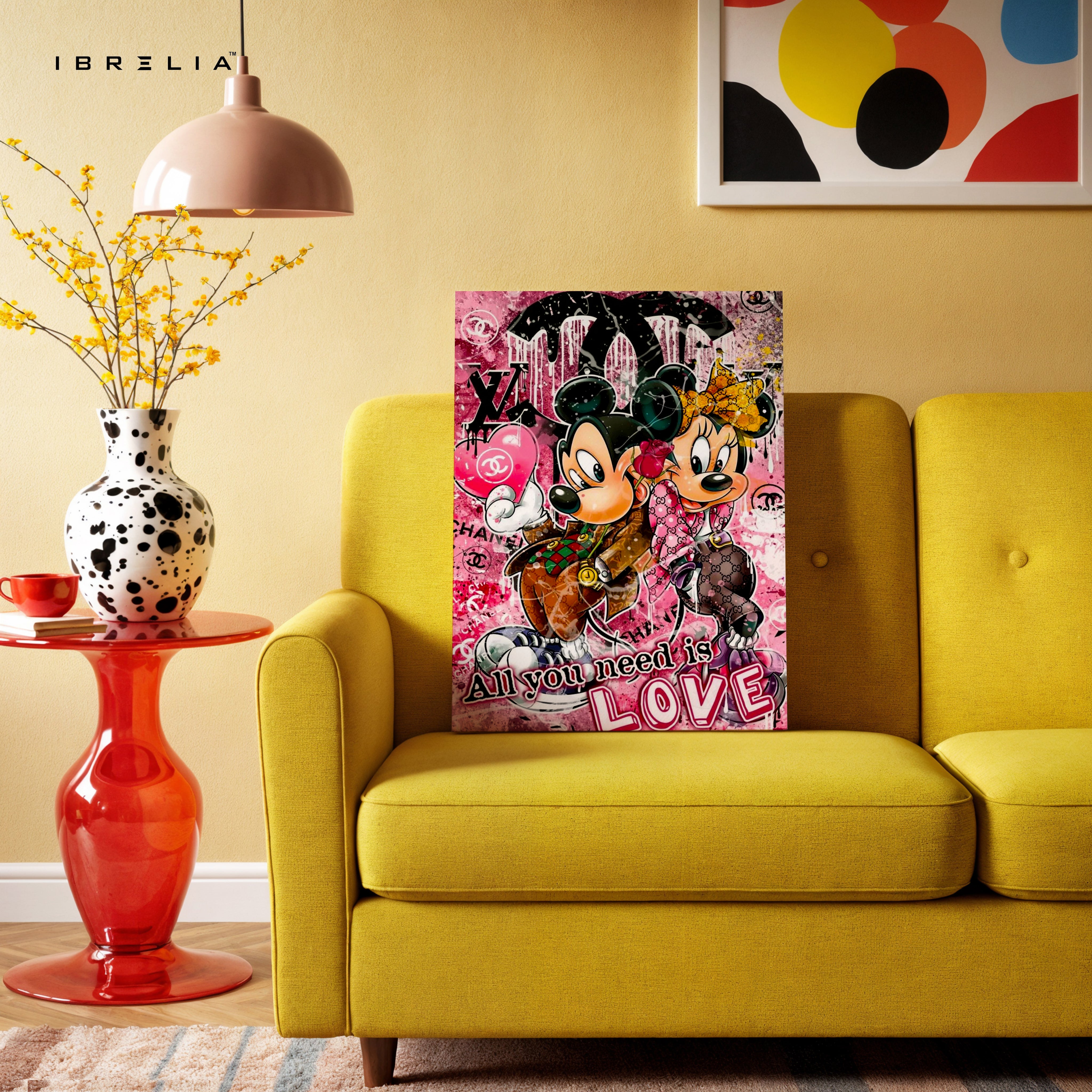 All You Need Is Love Wall Frame | 4K Ultra Wrap Frame Wall Art in Pakistan | IBRELIA™