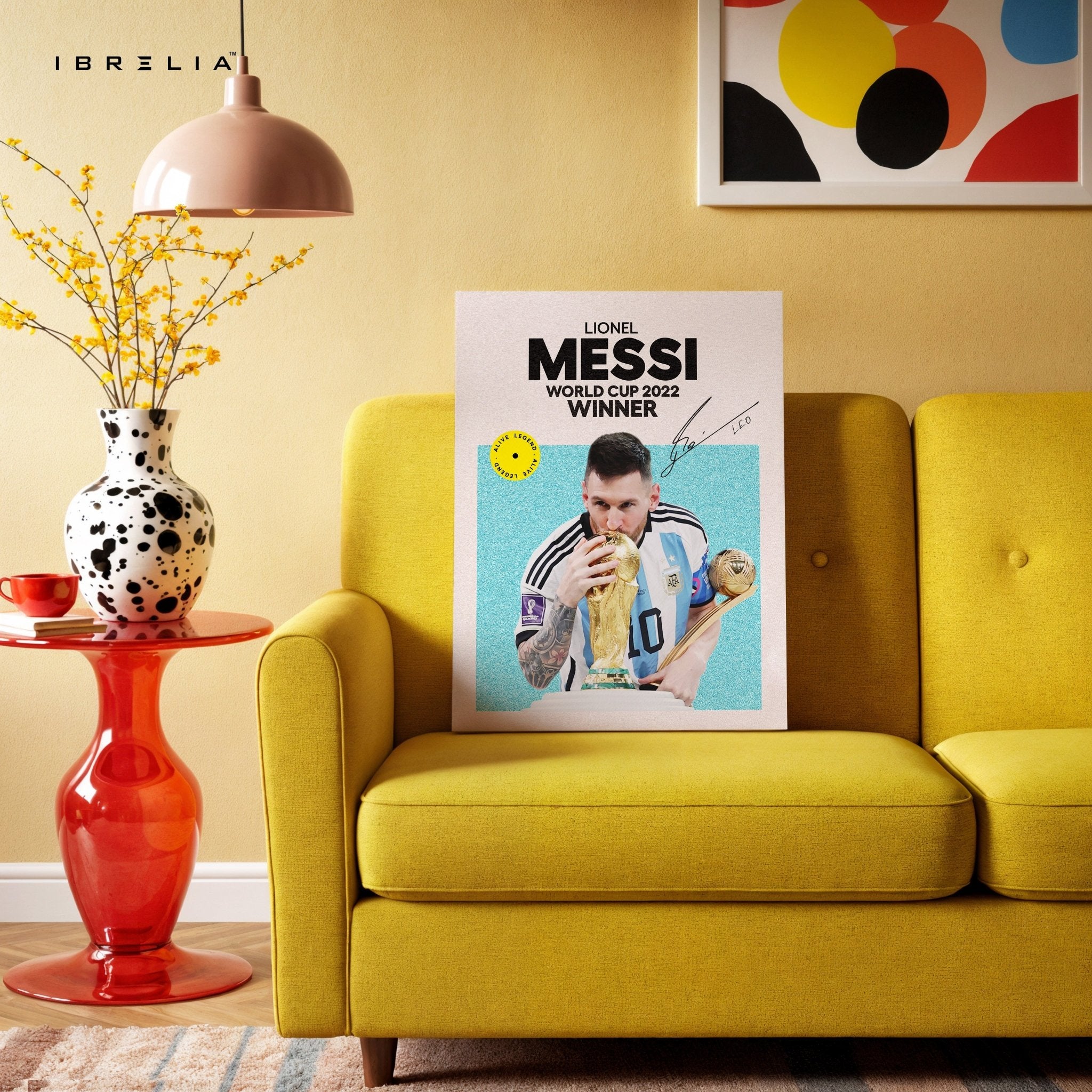 Lionel Messi World Cup 2022 Winner – 4K Ultra Wrap Frame Wall Art in Pakistan | IBRELIA™ - IBRELIA