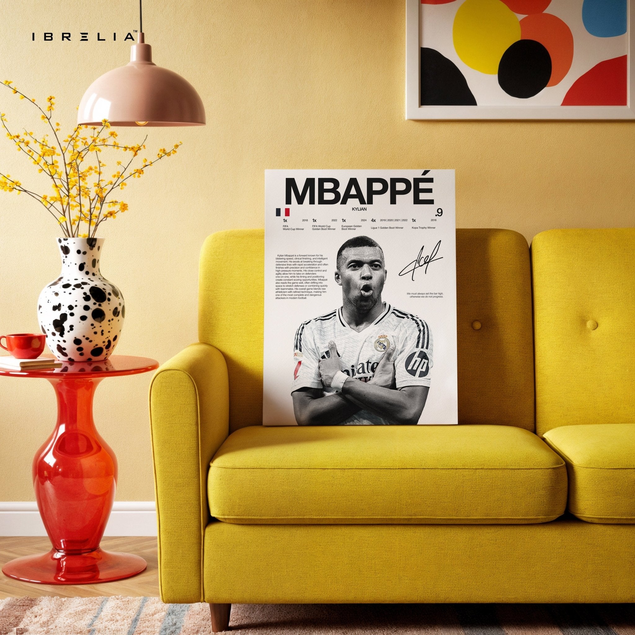 Kylian Mbappé – Real Madrid Era 4K Ultra Wrap Frame Wall Art in Pakistan | IBRELIA™ - IBRELIA