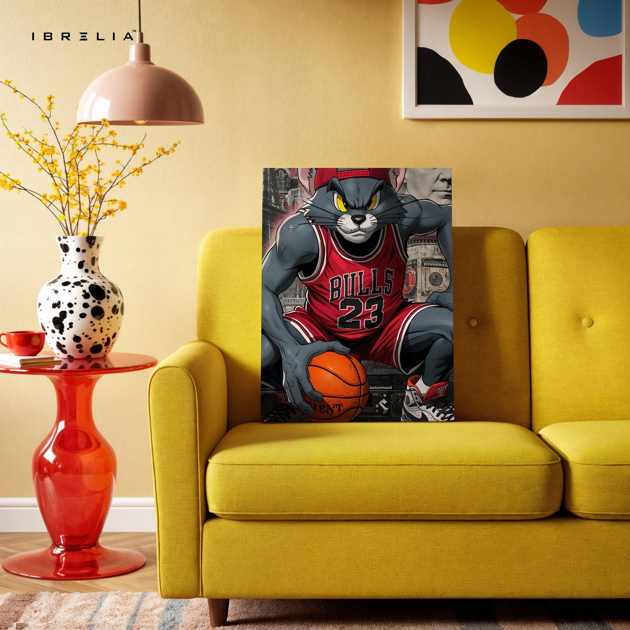 Tom Bulls Basketball – 4K Ultra Wrap Frame Wall Art in Pakistan | IBRELIA™ - IBRELIA
