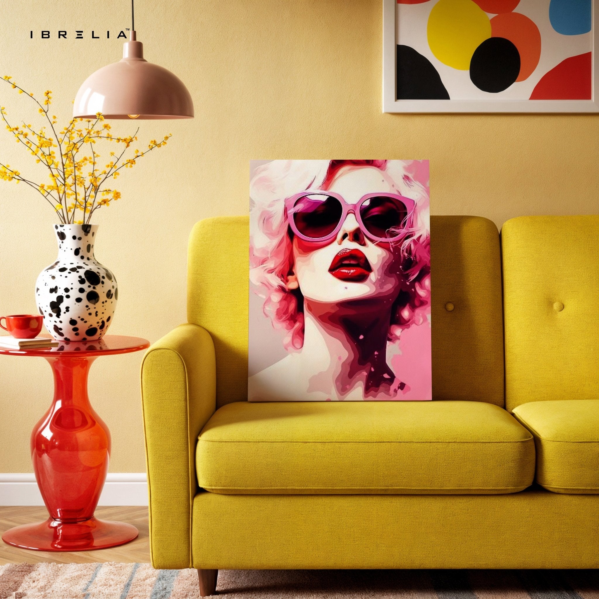 Pink Diva Wall Frame | 4K Ultra Wrap Frame Wall Art in Pakistan | IBRELIA™