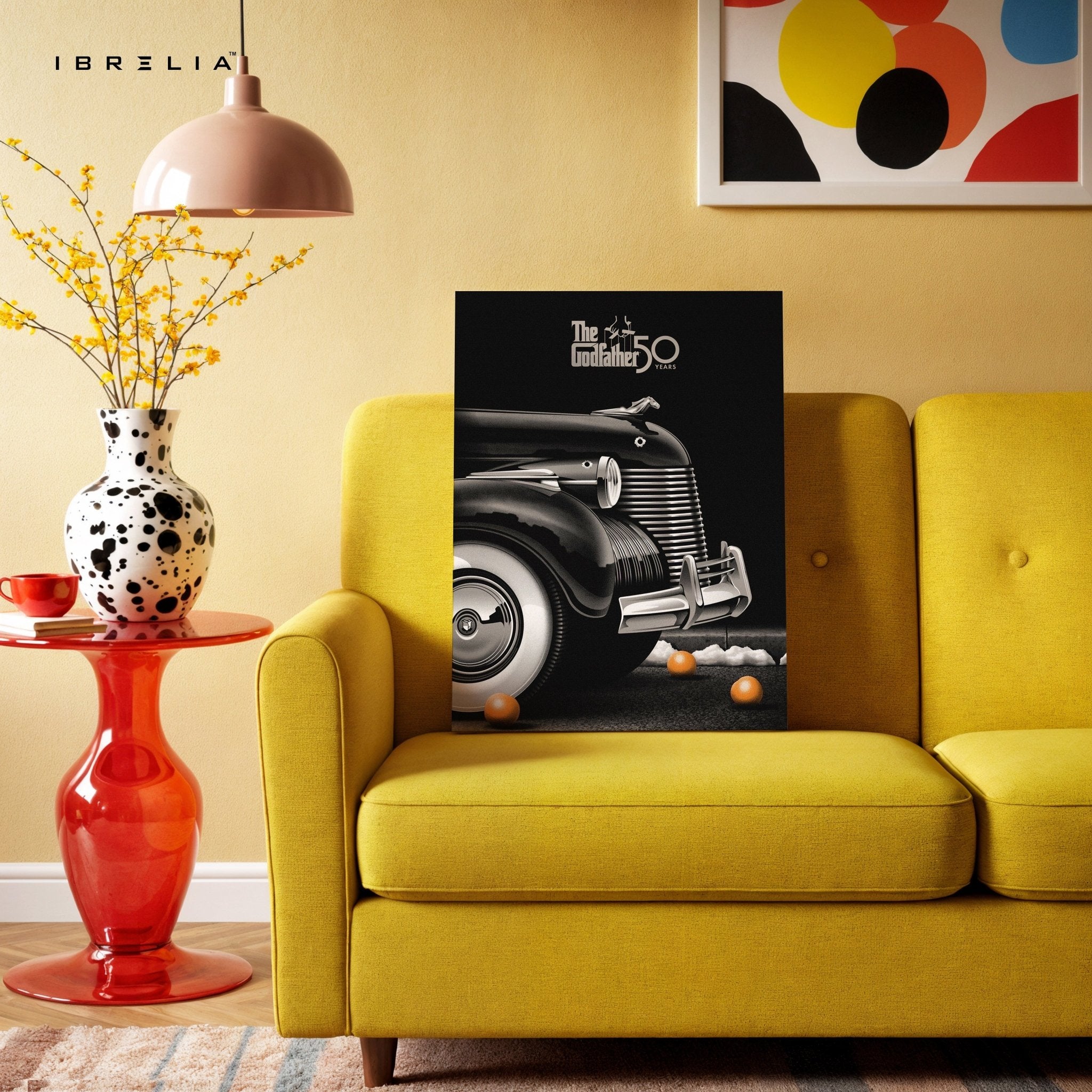 The Godfather 50th Anniversary – Classic Car Edition 4K Ultra Wrap Frame Wall Art in Pakistan | IBRELIA™ - IBRELIA