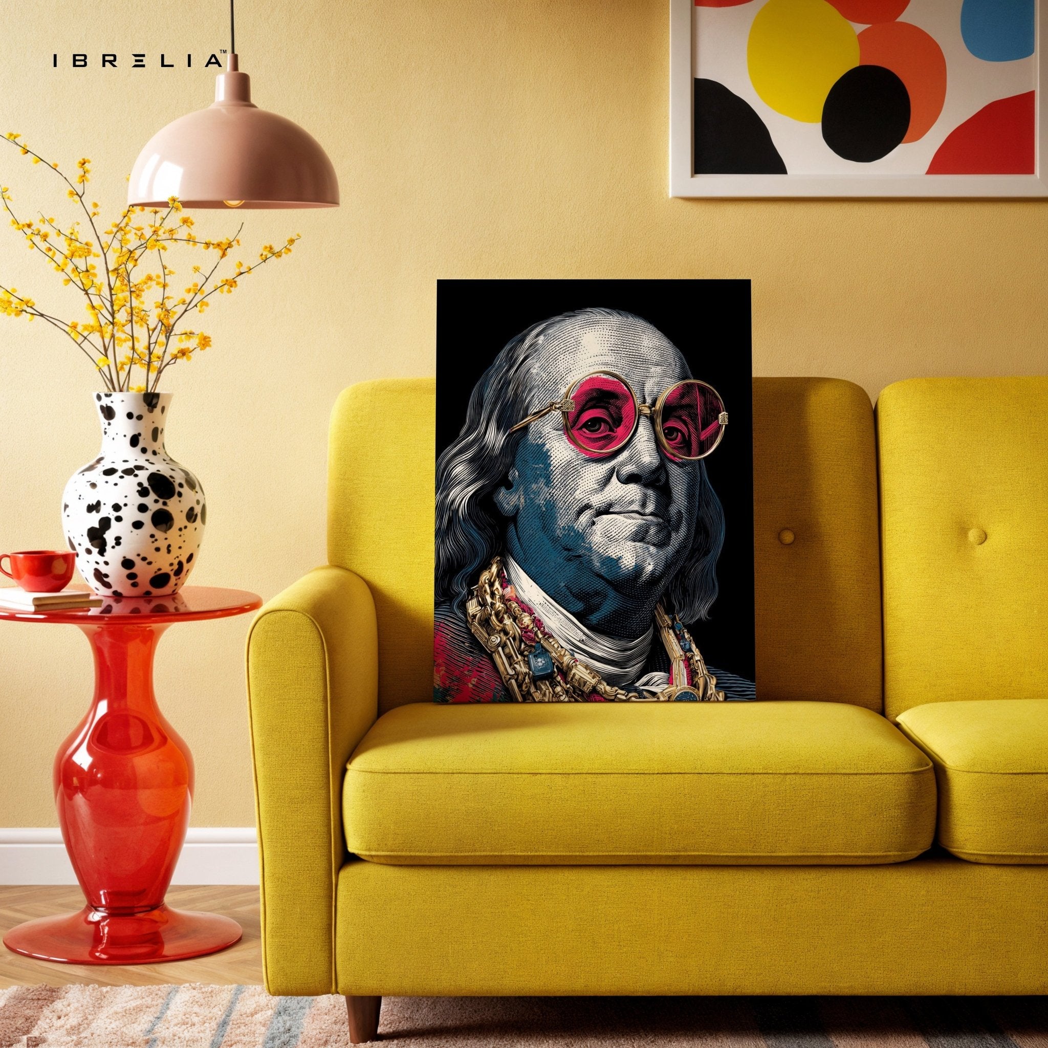Benjamin Franklin Drip Culture Wall Frame | 4K Ultra Wrap Frame Wall Art in Pakistan | IBRELIA™
