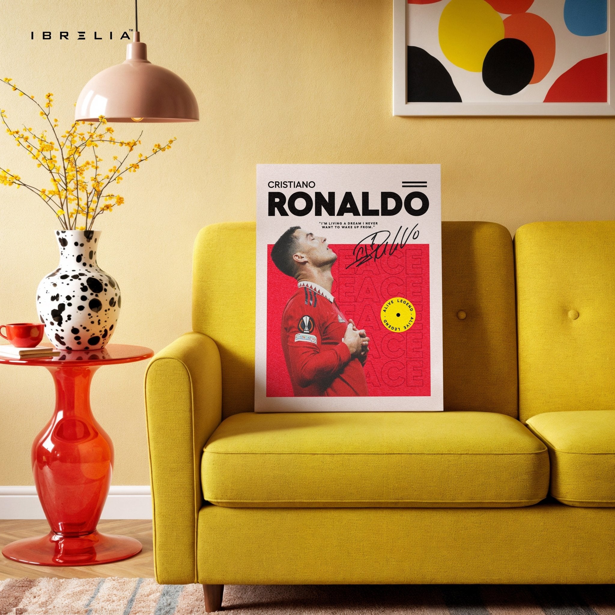 Cristiano Ronaldo Alive Legend – 4K Ultra Wrap Frame Wall Art in Pakistan | IBRELIA™ - IBRELIA
