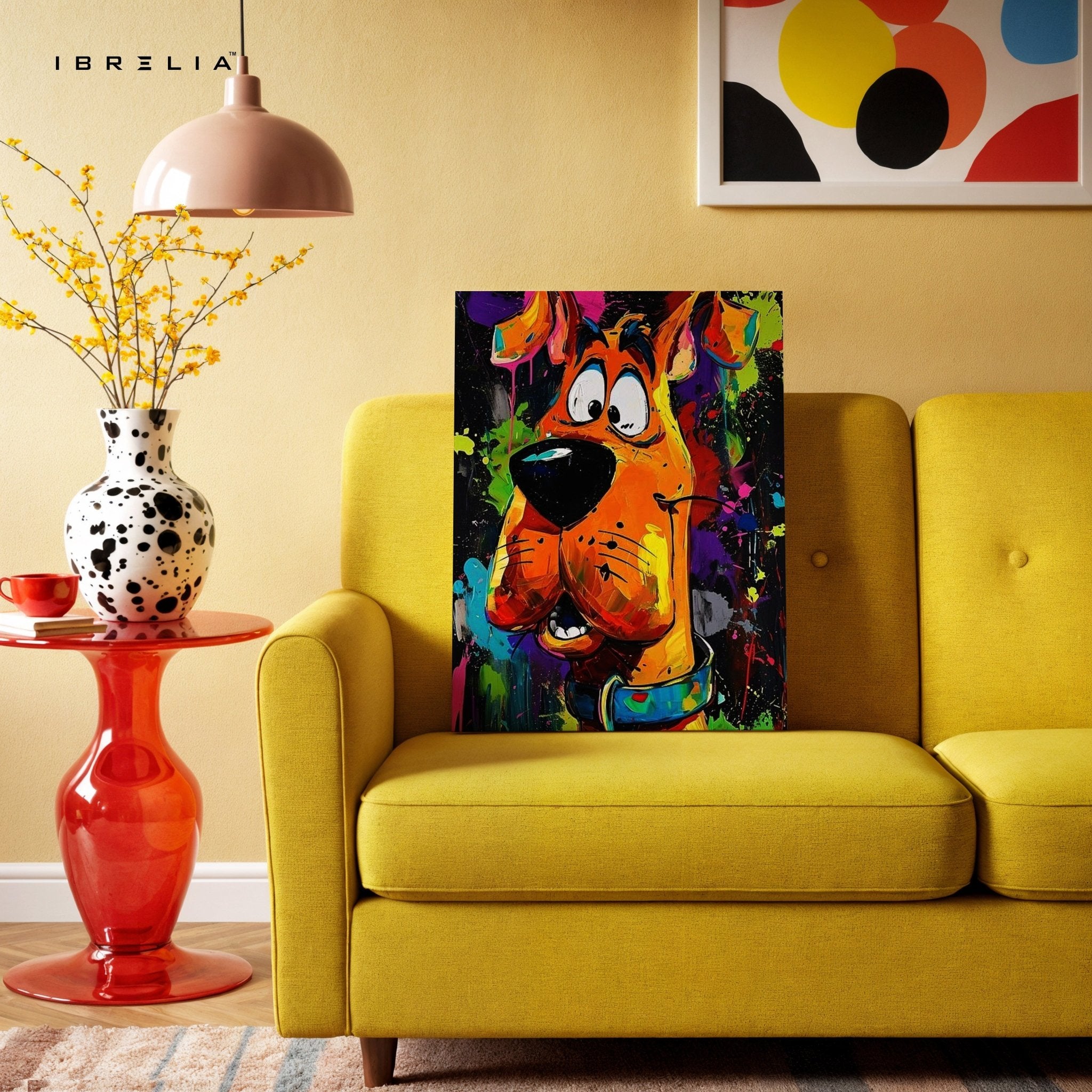 Scooby - Doo Graffiti Wall Frame | 4K Ultra Wrap Frame Wall Art in Pakistan | IBRELIA™ - IBRELIA