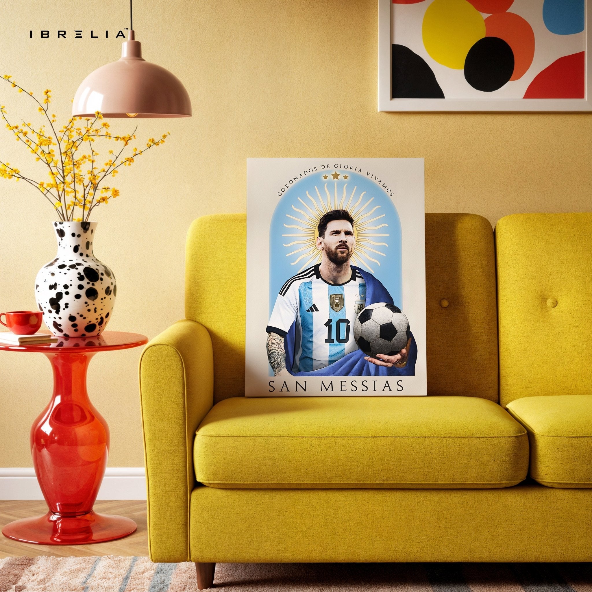 Lionel Messi Wall Art – San Messias Edition | IBRELIA™ - IBRELIA