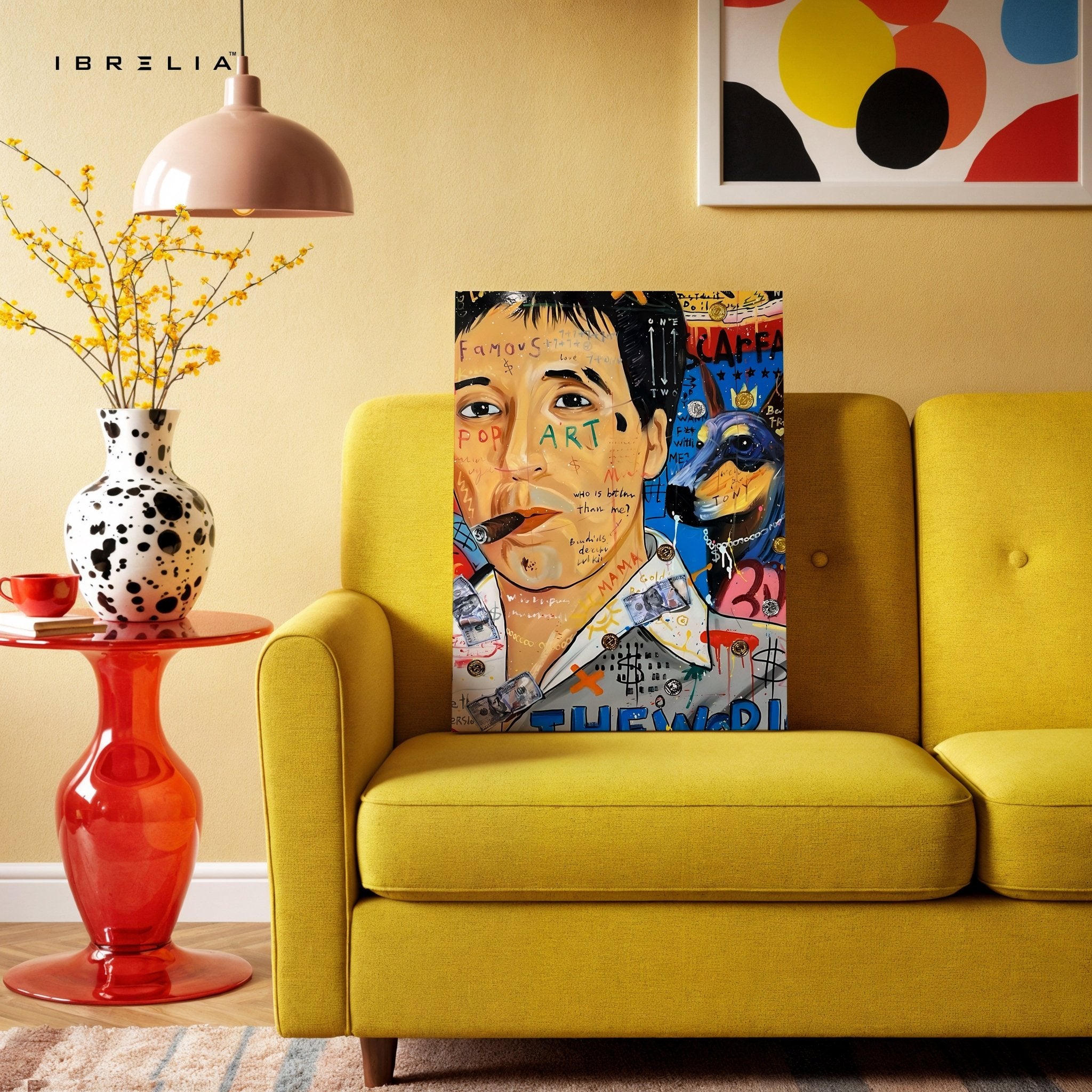 Tony Montana “The World Is Yours” Graffiti 4K Wall Art in Pakistan | IBRELIA™ - IBRELIA