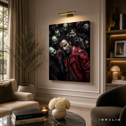 Rick Grimes Premium Wall Art – The Walking Dead 4K Wrapped MDF Frame | IBRELIA™