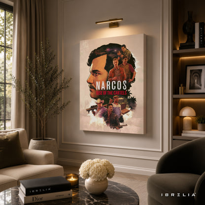 Narcos: Rise of the Cartels Premium Wall Art – Netflix Inspired 4K Wrapped MDF Frame | IBRELIA™