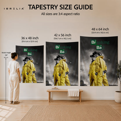 Breaking Bad Walter & Jesse Wall Tapestry – Heisenberg TV Series Room Decor