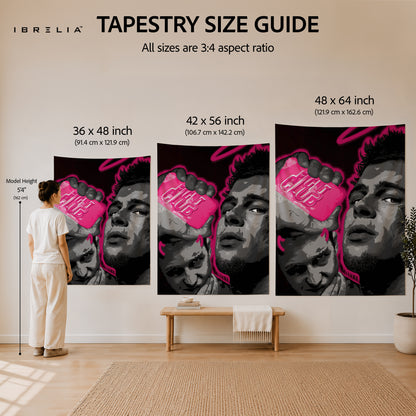 Fight Club Soap Wall Tapestry – Pink Pop Art Cult Movie Wall Hanging