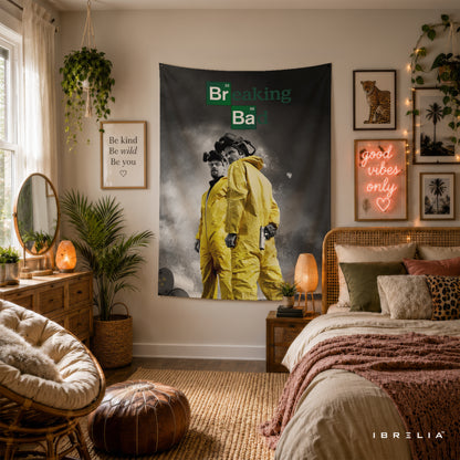 Breaking Bad Walter & Jesse Wall Tapestry – Heisenberg TV Series Room Decor