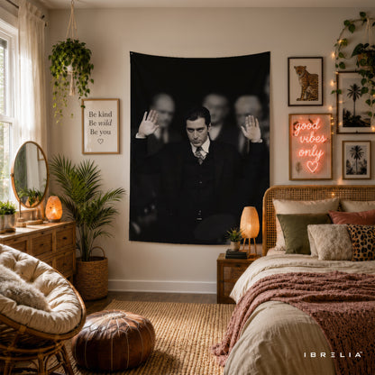 Michael Corleone Wall Tapestry – Premium Godfather Movie Wall Hanging & Home Decor in Pakistan