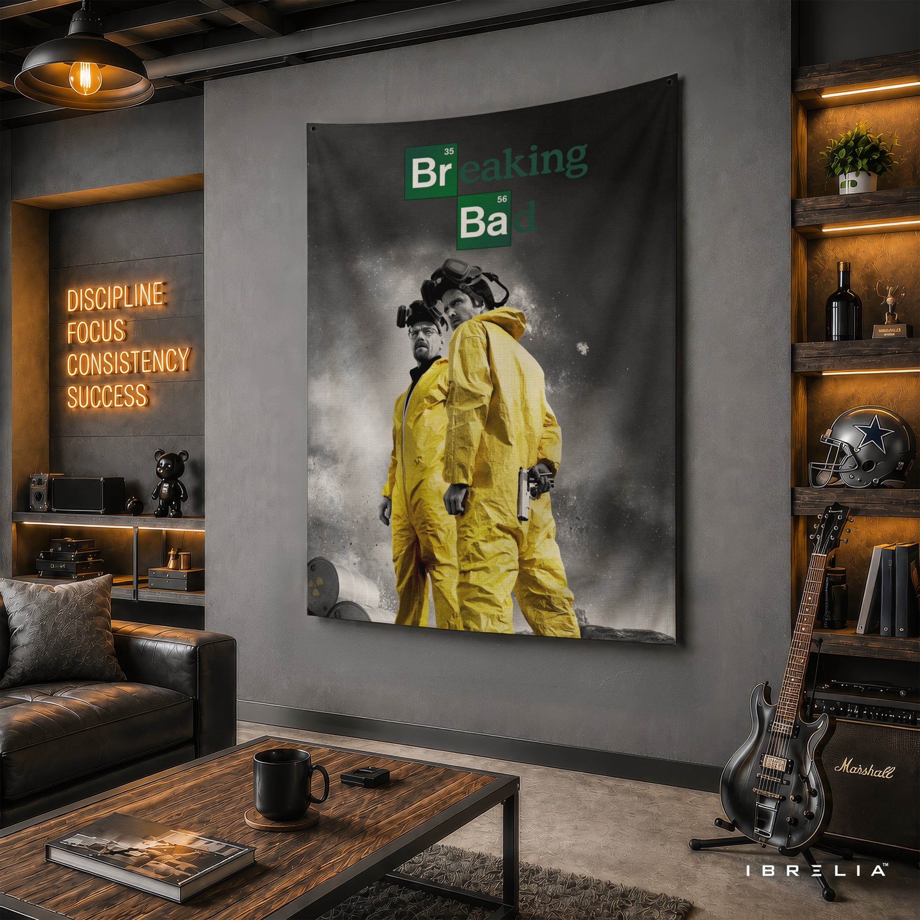 Breaking Bad Walter & Jesse Wall Tapestry – Heisenberg TV Series Room Decor