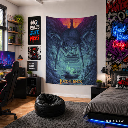 The Lord of the Rings Shelob Wall Tapestry – Return of the King Fantasy Wall Hanging