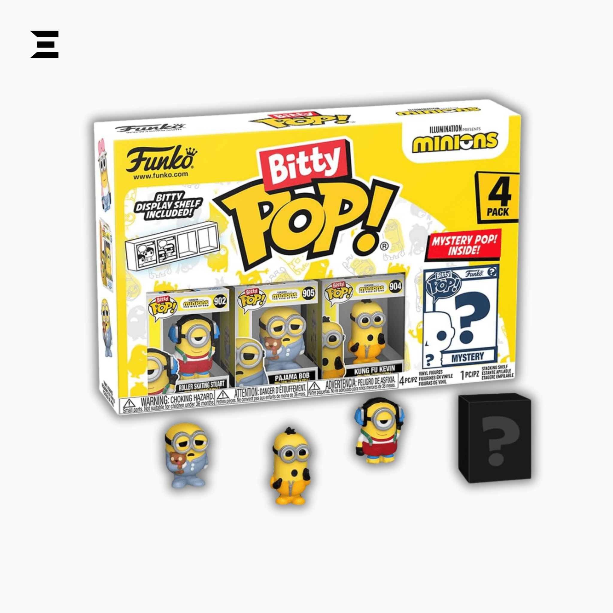 Funko Bitty Pop! Minions 4 - Pack – Stuart, Bob, Kevin & Mystery Mini | IBRELIA™ Collectibles - IBRELIA