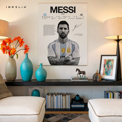 Lionel Messi – The GOAT Edition 4K Ultra Wrap Frame Wall Art in Pakistan | IBRELIA™ - IBRELIA
