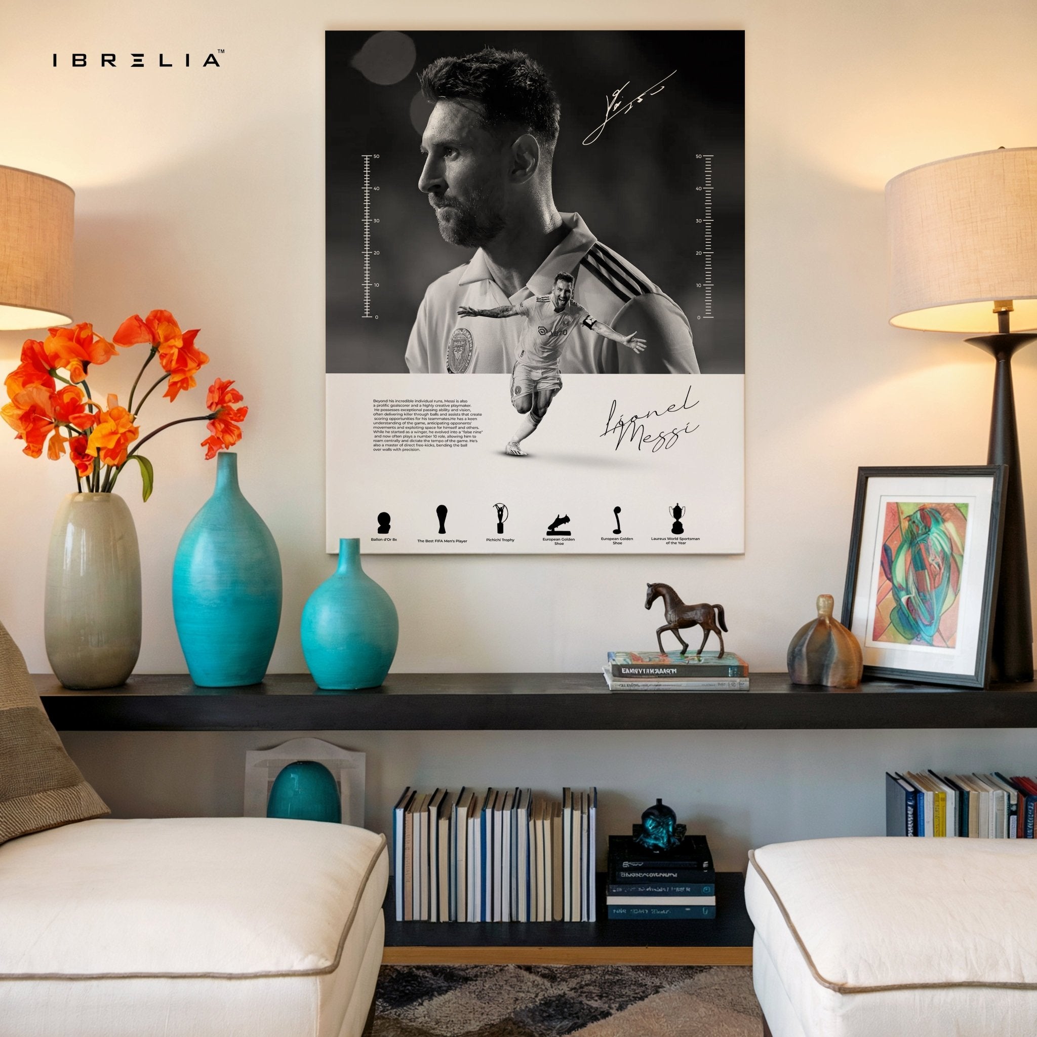 Lionel Messi – The Legend 4K Ultra Wrap Frame Wall Art in Pakistan | IBRELIA™ - IBRELIA