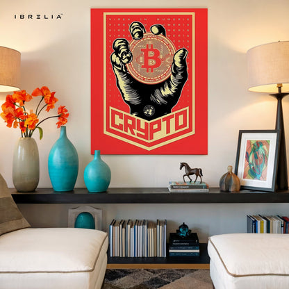 Crypto Bitcoin Wall Art – Power in Numbers Edition | IBRELIA™ - IBRELIA