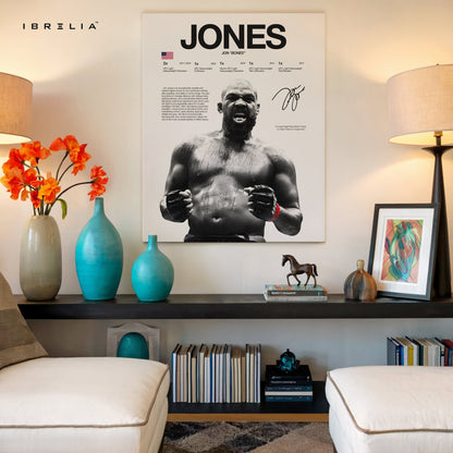Jon Jones “Bones” – UFC Champion 4K Ultra Wrap Frame Wall Art in Pakistan | IBRELIA™ - IBRELIA