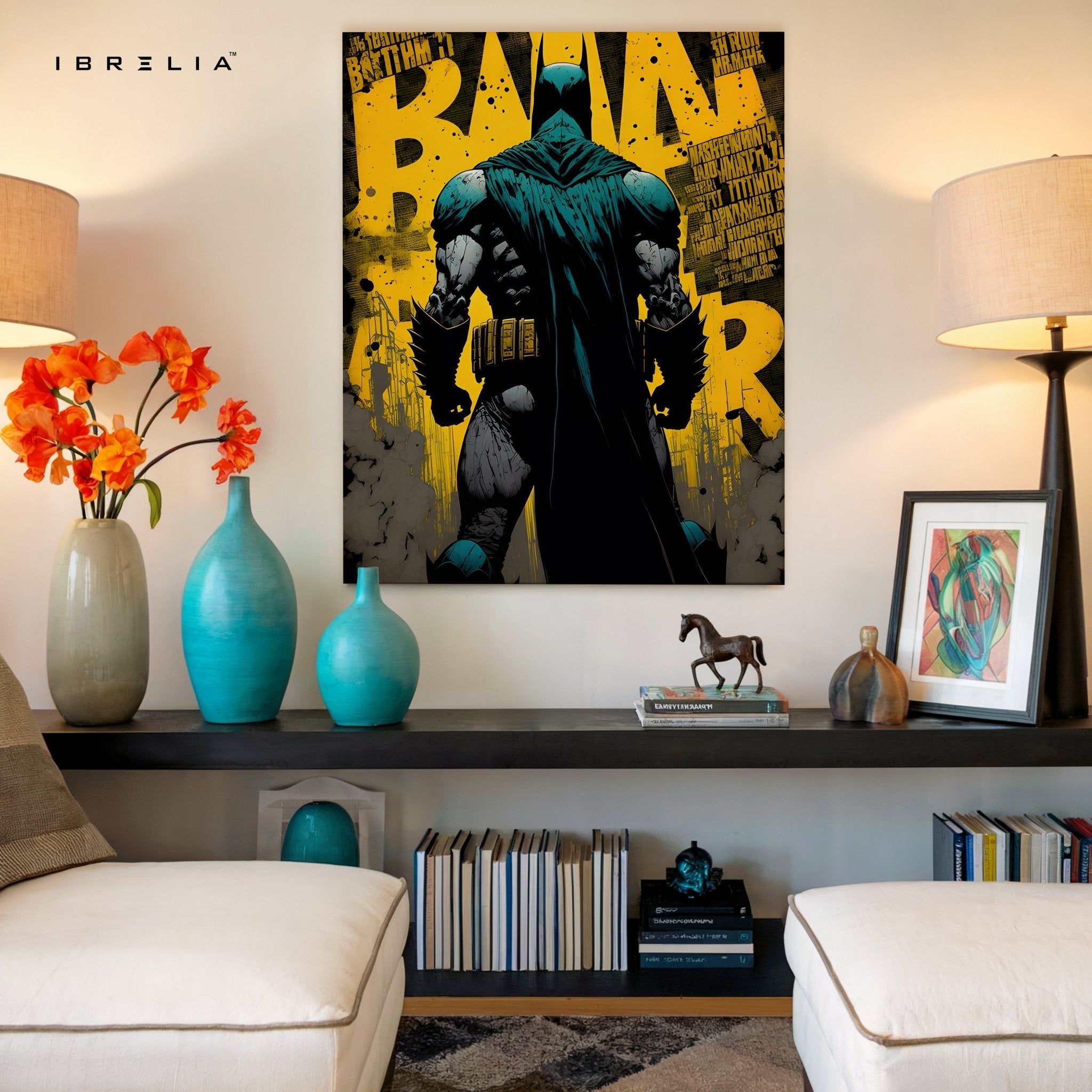 Batman Shadow Warrior Wall Frame | 4K Ultra Wrap Frame Wall Art in Pakistan | IBRELIA™ - IBRELIA