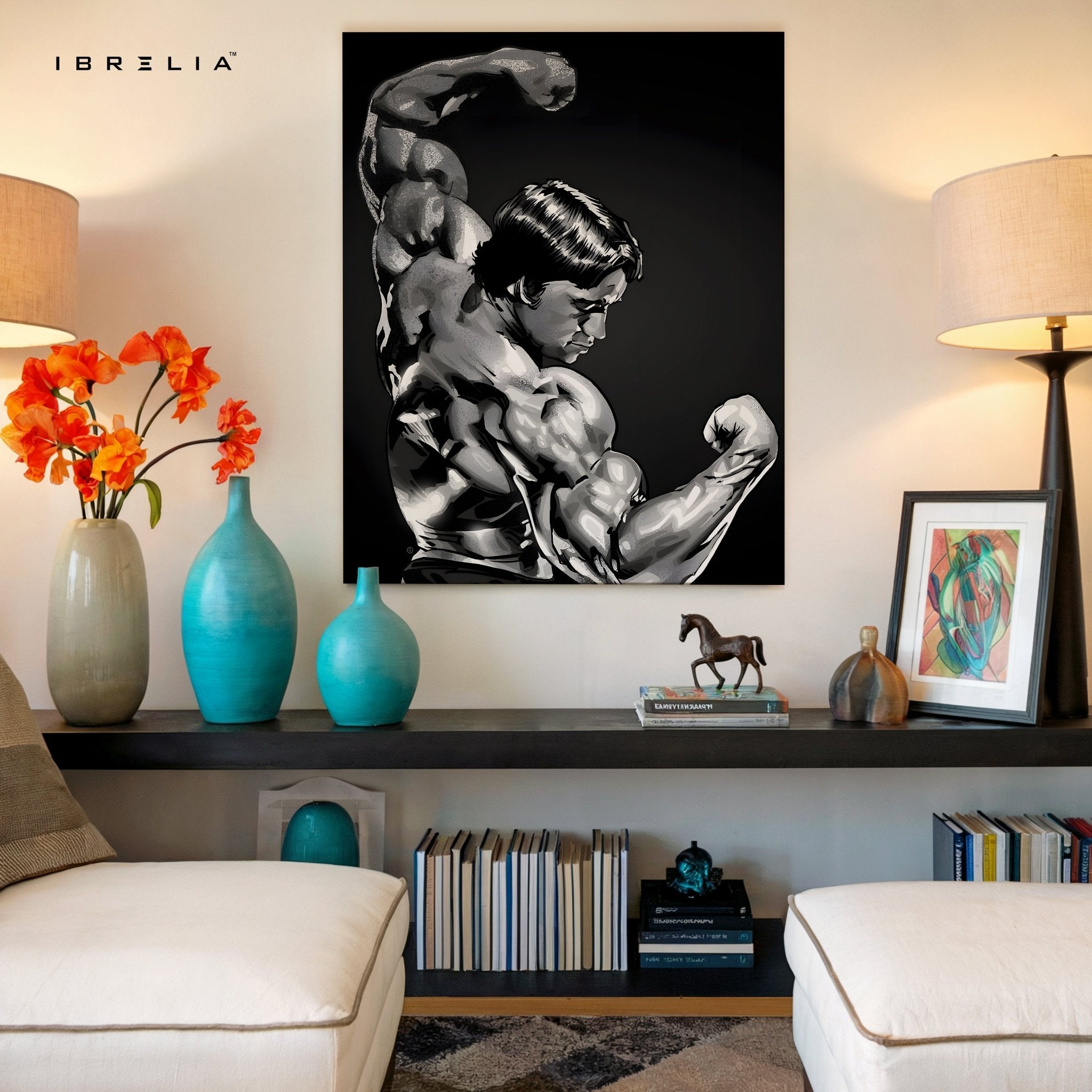 Arnold Schwarzenegger Bodybuilding Wall Art – Strength in Motion | IBRELIA™ - IBRELIA