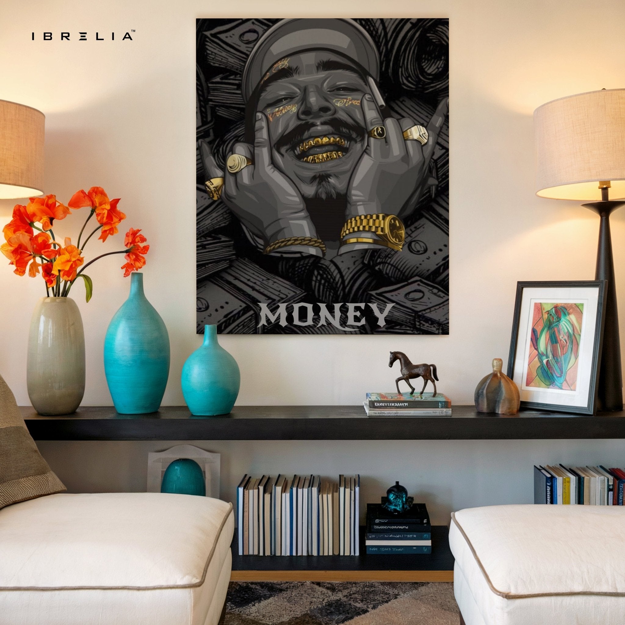 MONEY Wall Frame | 4K Ultra Wrap Frame Wall Art in Pakistan | IBRELIA™ - IBRELIA