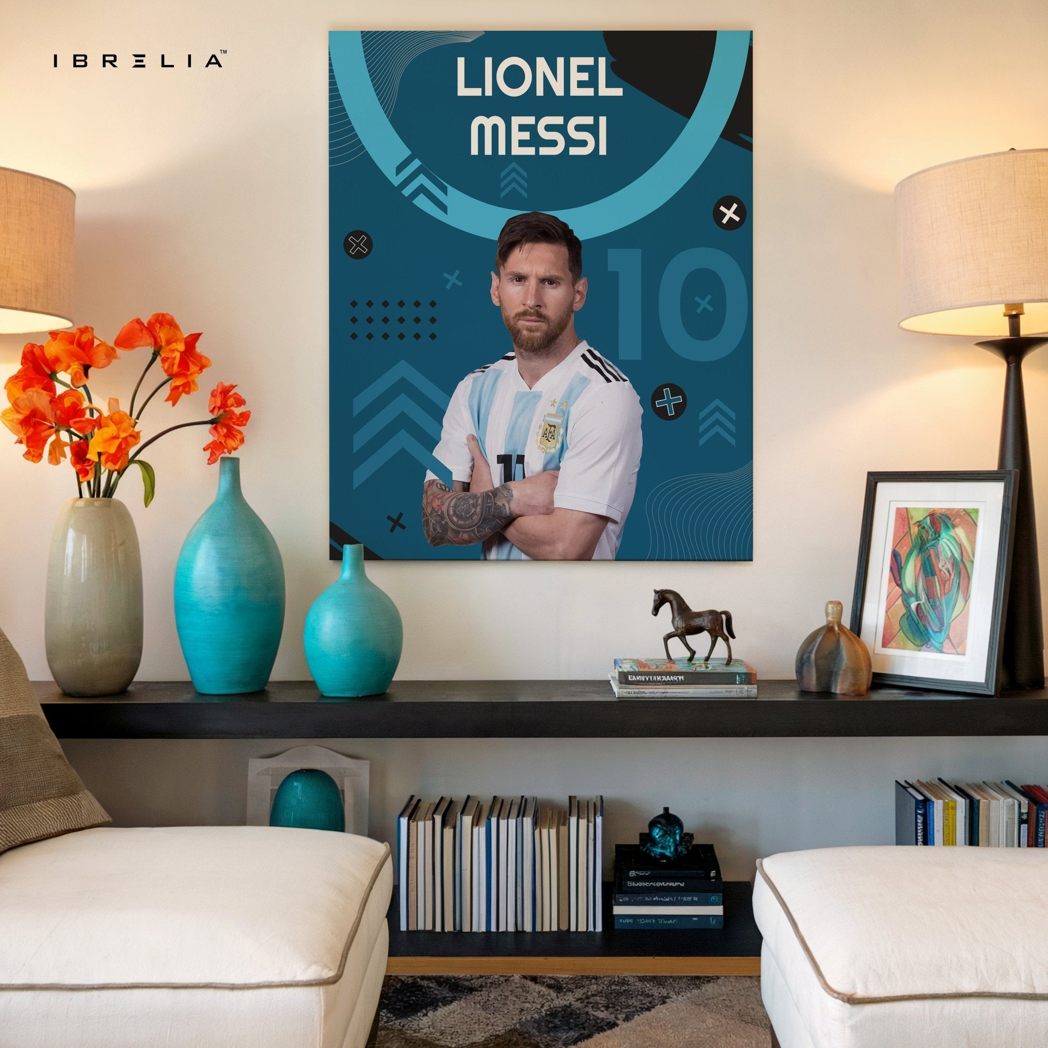 Lionel Messi Argentina Edition – 4K Ultra Wrap Frame Wall Art in Pakistan | IBRELIA™ - IBRELIA