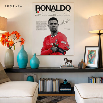 Cristiano Ronaldo – The Icon 4K Ultra Wrap Frame Wall Art in Pakistan | IBRELIA™ - IBRELIA