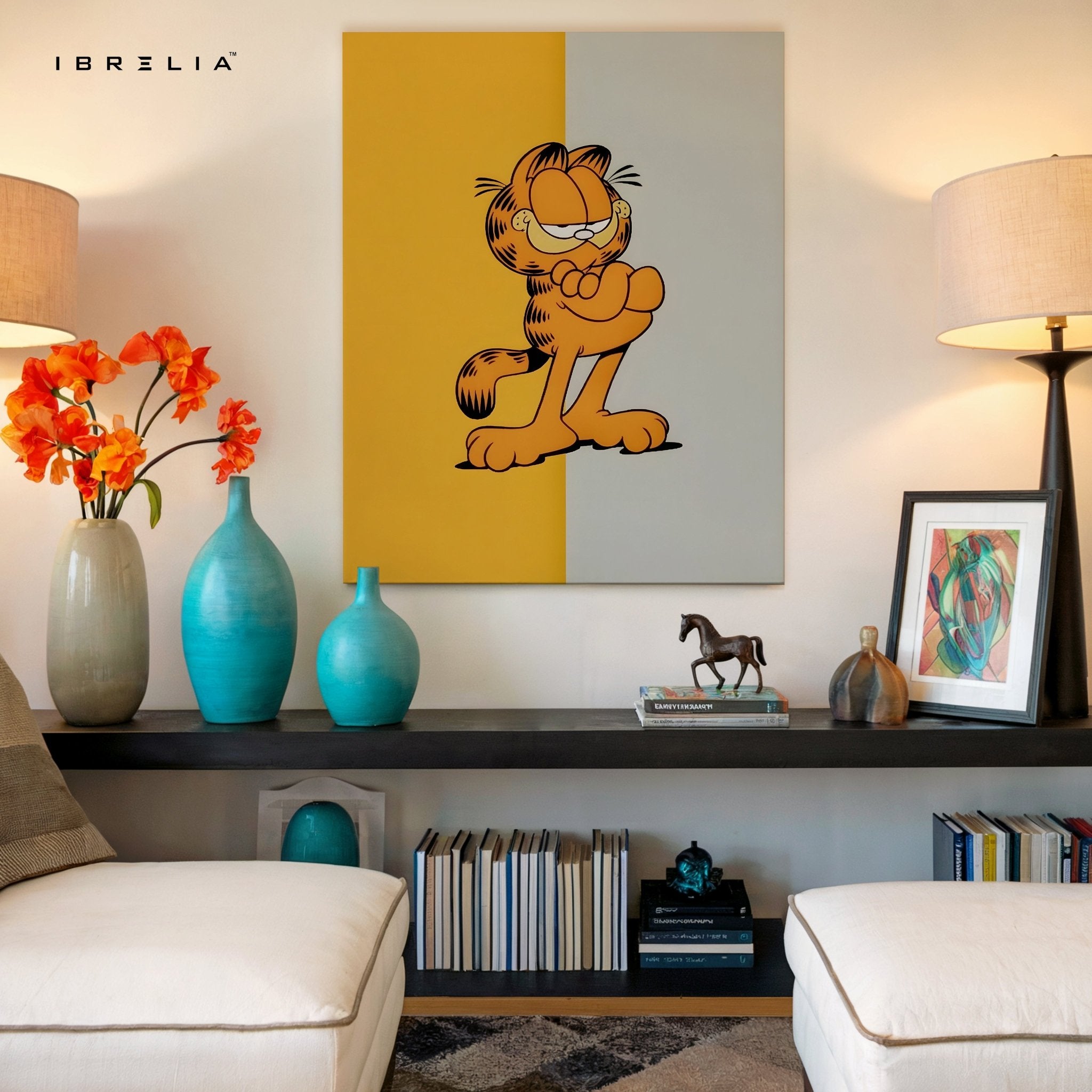 Garfield Minimalist Wall Frame | 4K Ultra Wrap Frame Wall Art in Pakistan | IBRELIA™ - IBRELIA