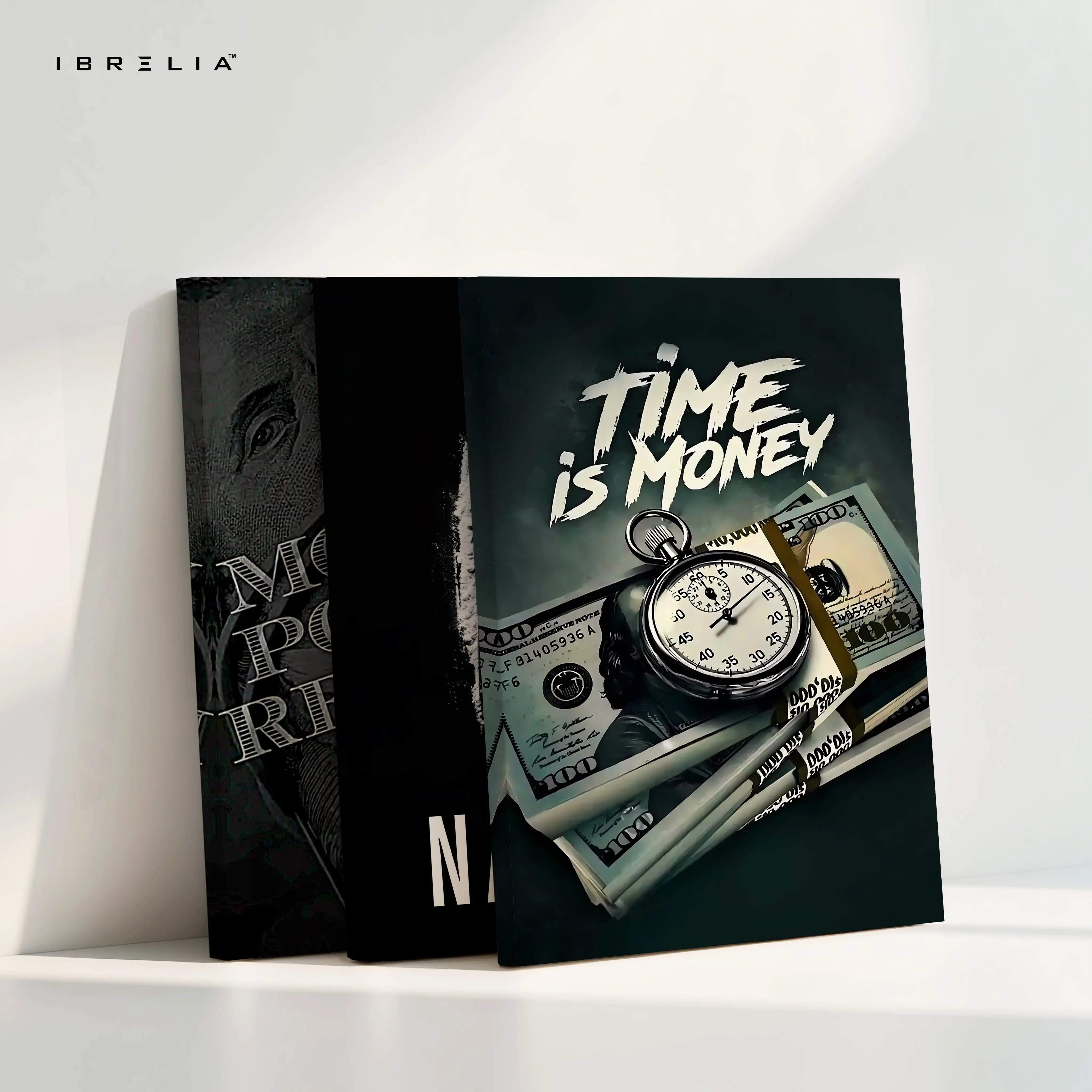Narcos Money Power Respect 3 Panel 4K Ultra HD Wall Art in Pakistan | IBRELIA™ IBRELIA