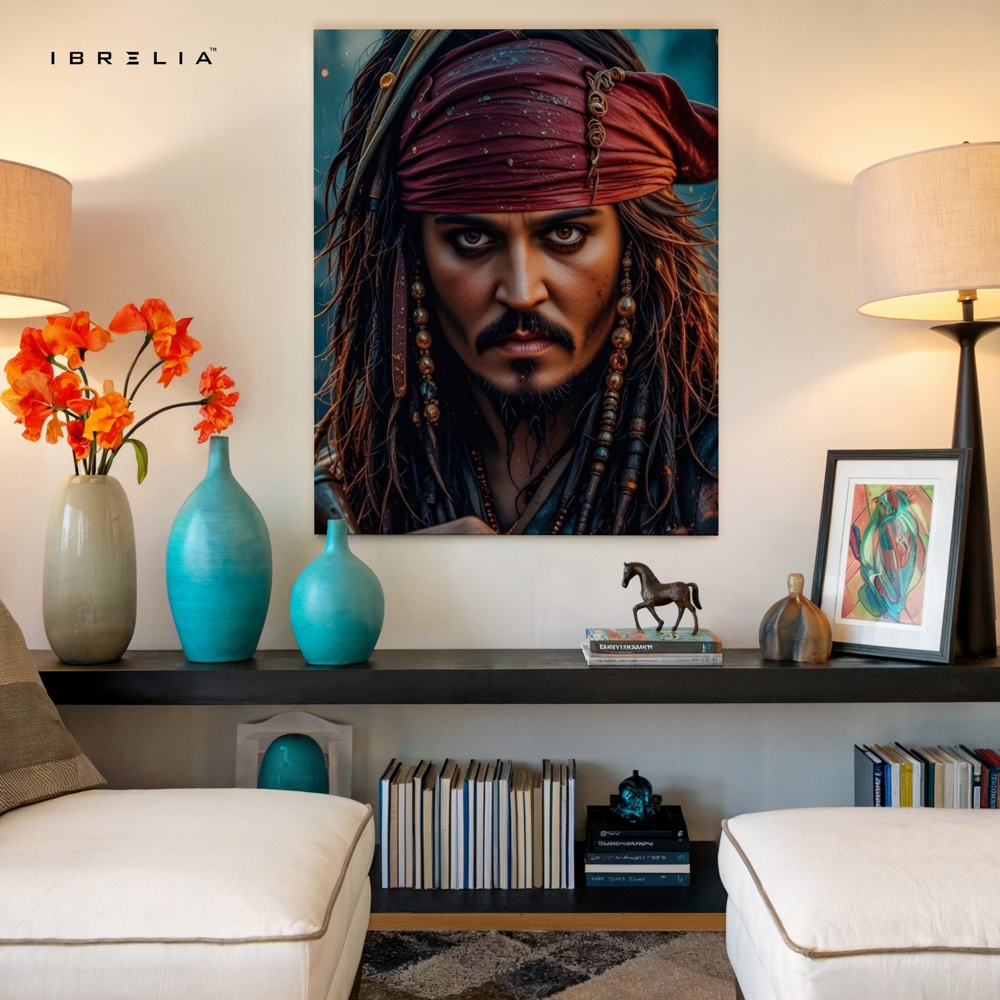 Captain Pirate Wall Frame | 4K Ultra Wrap Frame Wall Art in Pakistan | IBRELIA™ - IBRELIA
