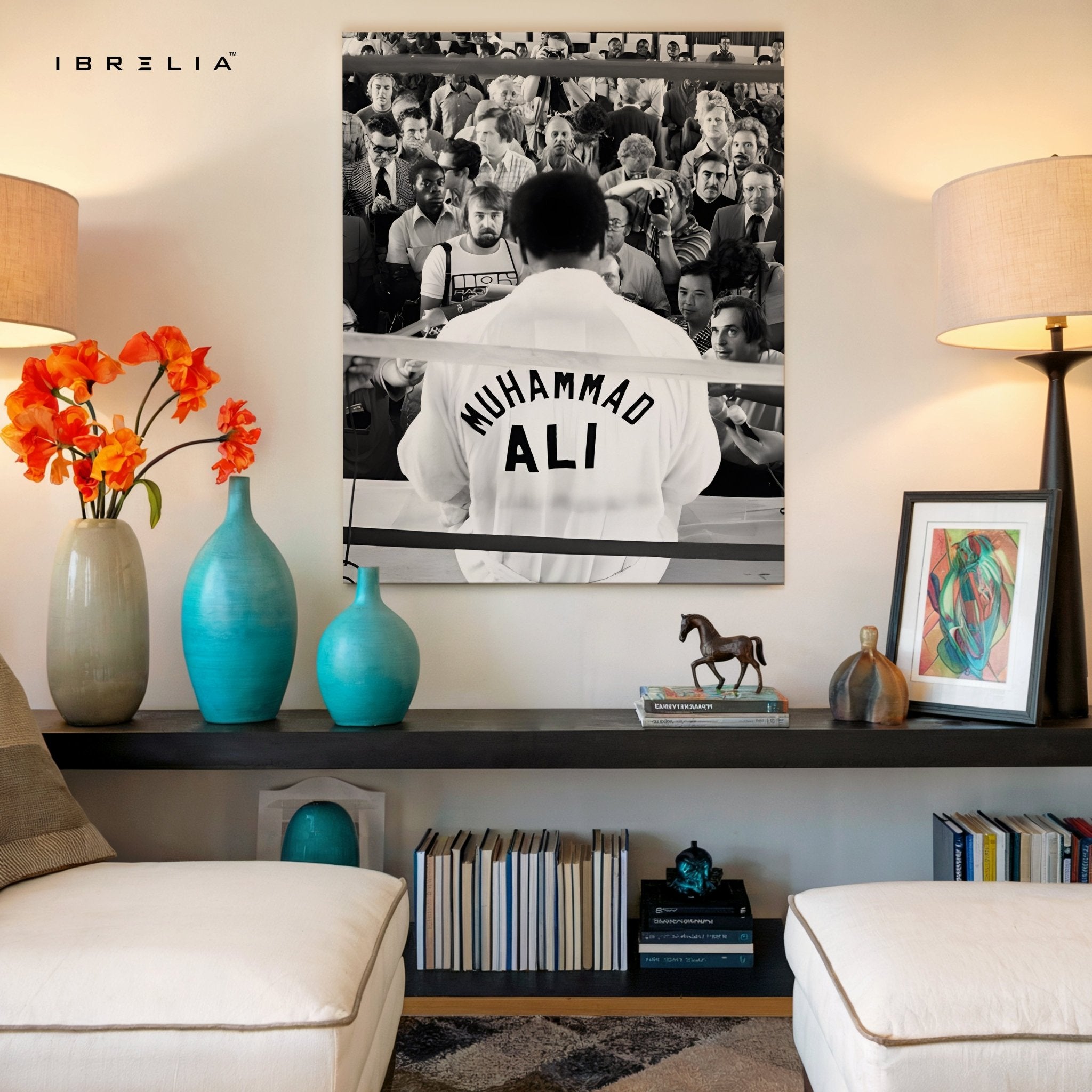 Muhammad Ali The Champion – 4K Ultra Wrap Frame Wall Art in Pakistan | IBRELIA™ - IBRELIA