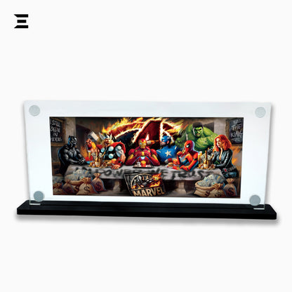 Premium Magnetic Acrylic Frame with Black Base – Marvel Avengers Pop Art IBRELIA