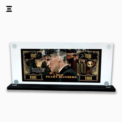 Premium Magnetic Acrylic Frame with Black Base – Peaky Blinders Black & Gold Edition IBRELIA