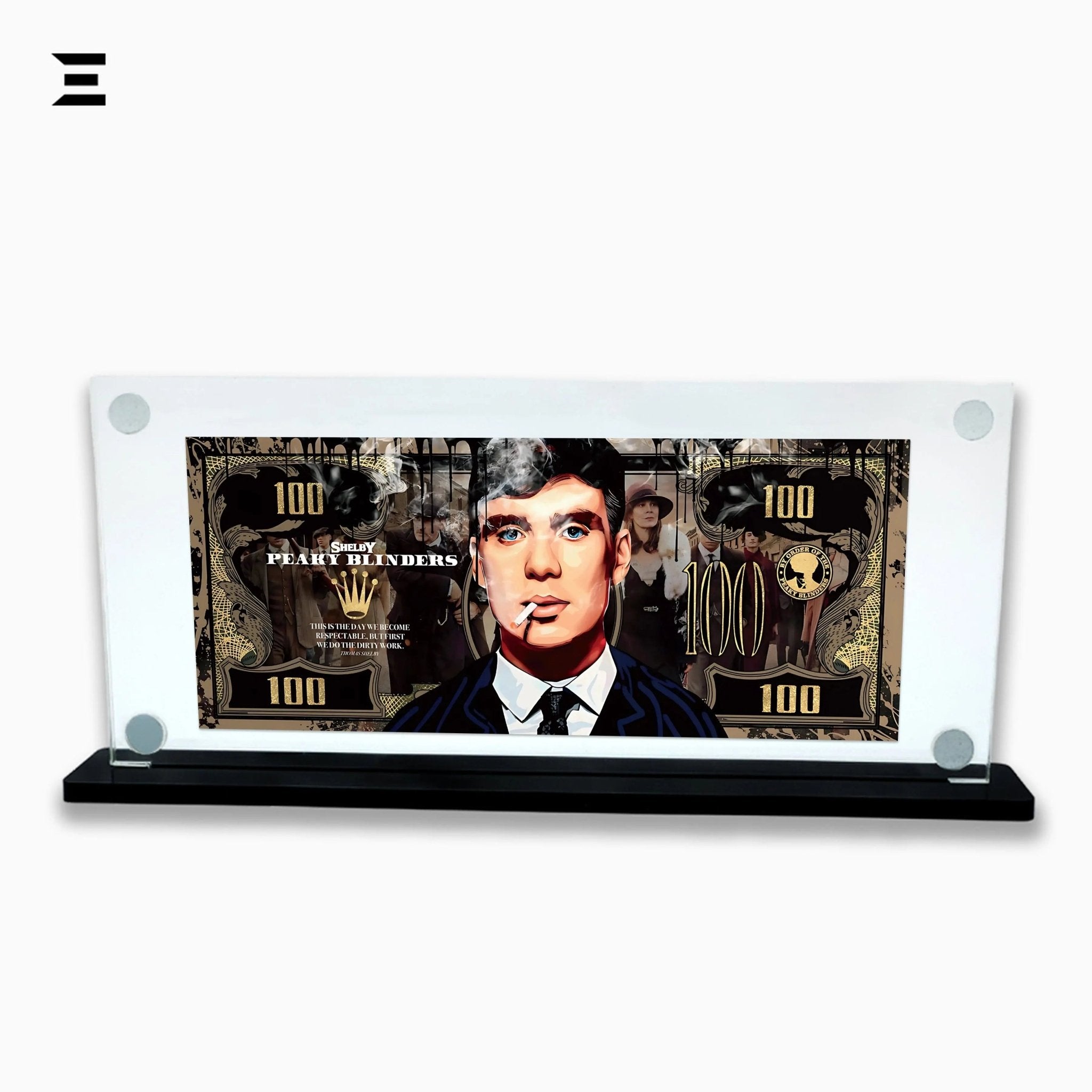 Premium Magnetic Acrylic Frame with Black Base – Peaky Blinders Thomas Shelby Portrait Edition - IBRELIA